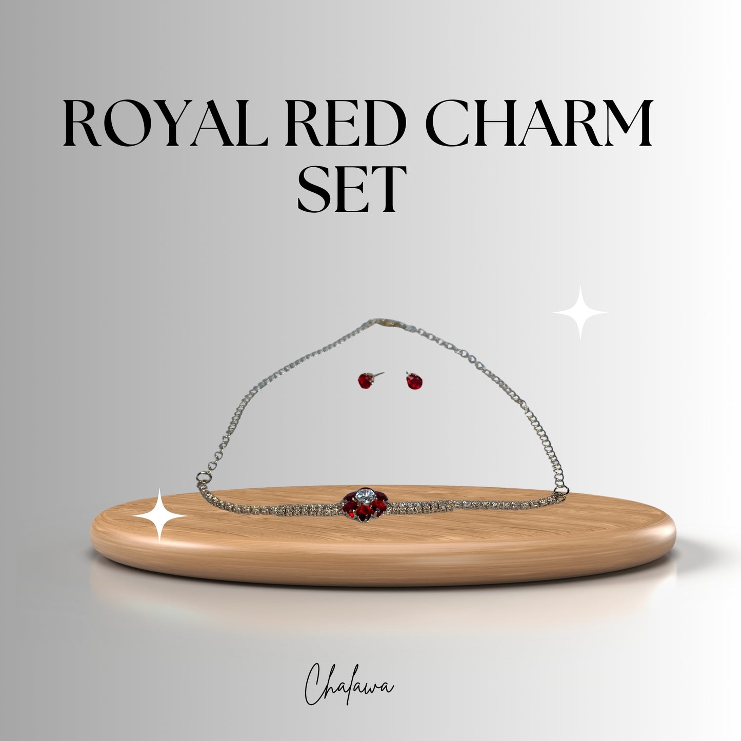 Royal Red Charm Set - Jewelry Women