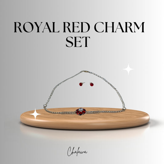 Royal Red Charm Set - Jewelry Women