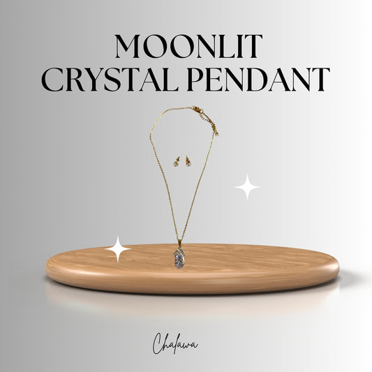 Moonlit Crystal Pendant - Jewelry Women