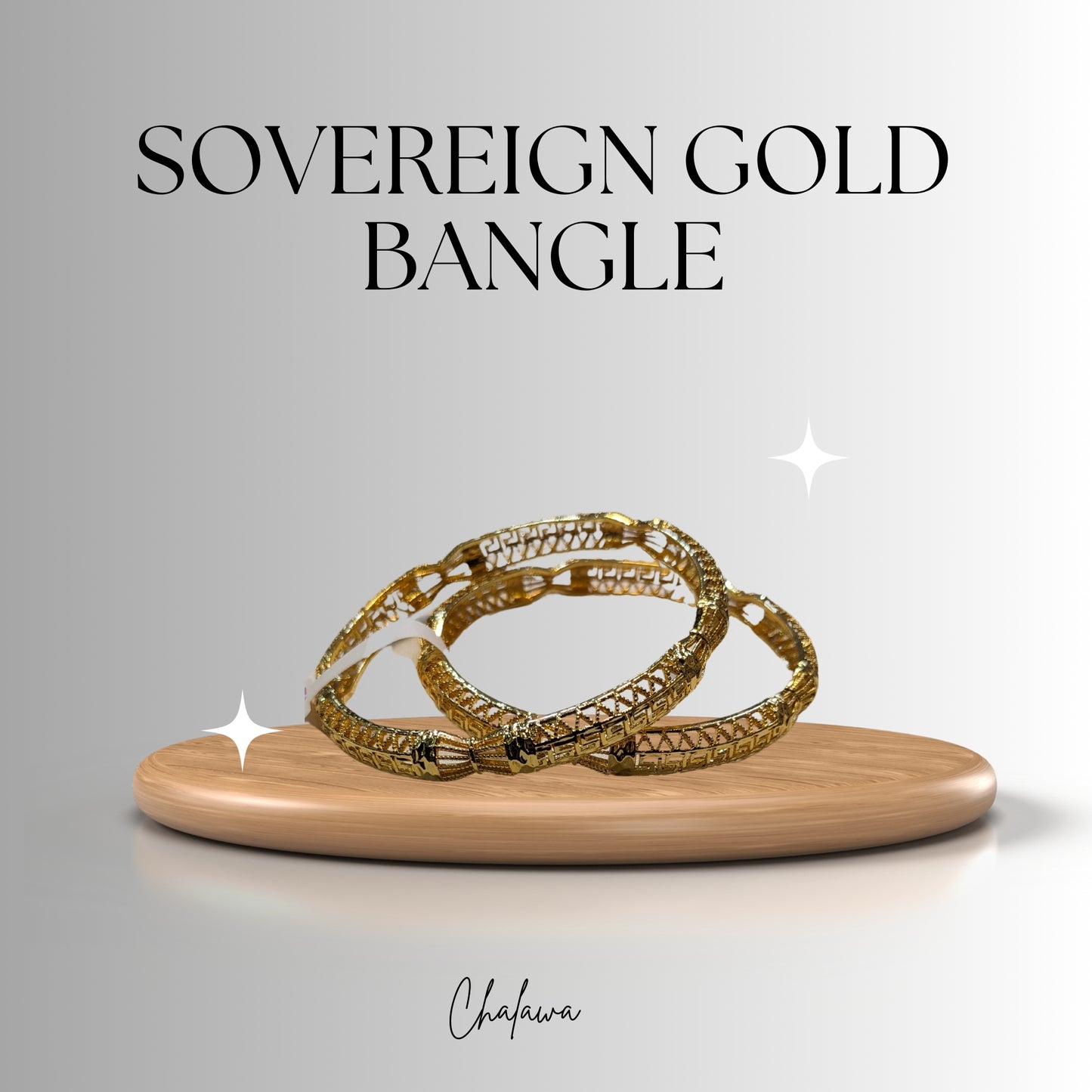 Sovereign Gold Bangle - Jewelry Women