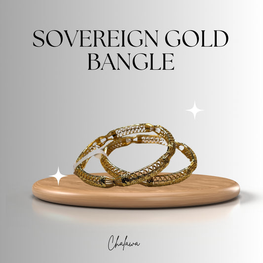 Sovereign Gold Bangle - Jewelry Women