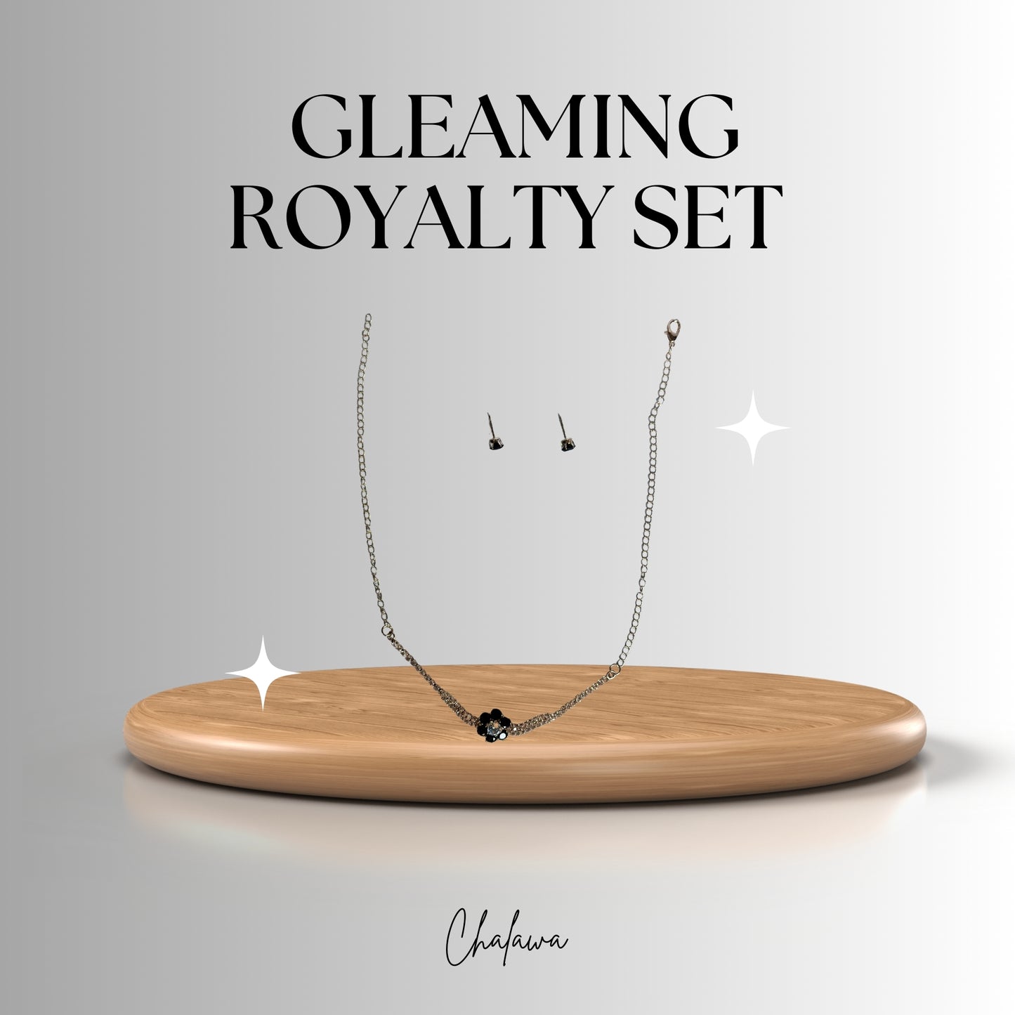 Gleaming Royalty Choker Set - Jewelry Women