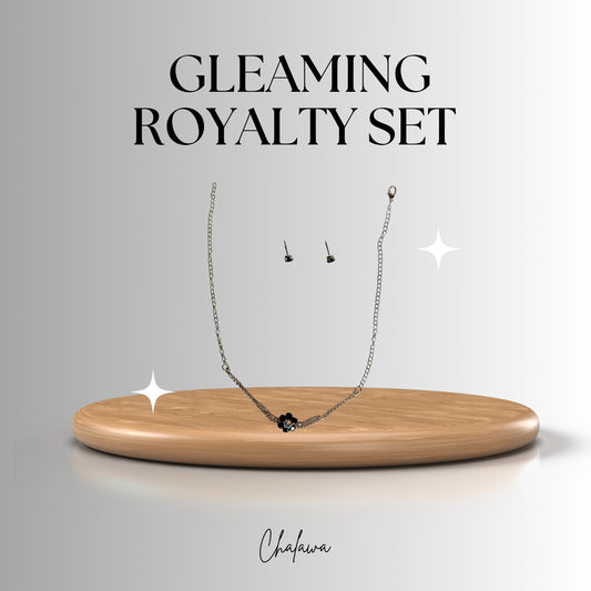 Gleaming Royalty Choker Set - Jewelry Women