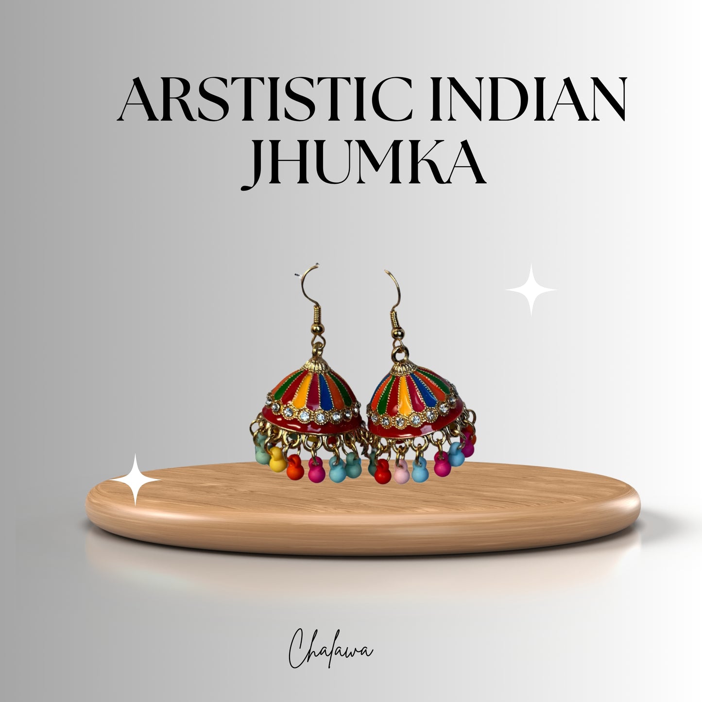 Artistic Indian Jhumka - Jewelry Women