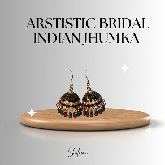 Artistic Bridal Indian Jhumka - Jewelry Women